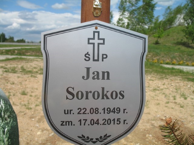 Grób JAN SOROKOS