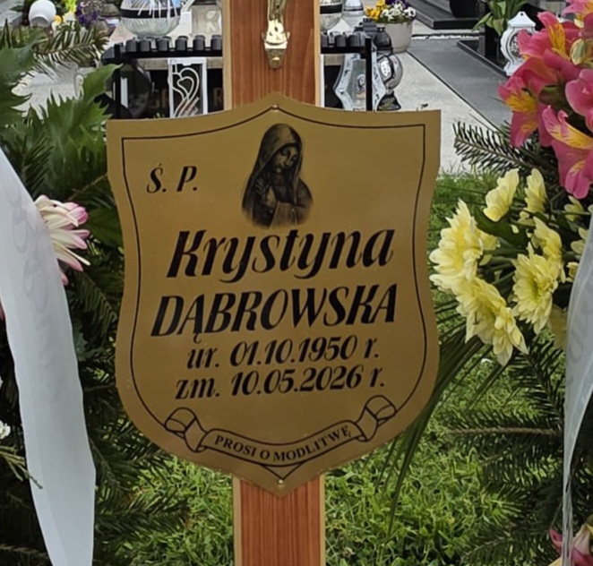 Krystyna Dąbrowska 1950 Legnica - Grobonet - Wyszukiwarka osób pochowanych