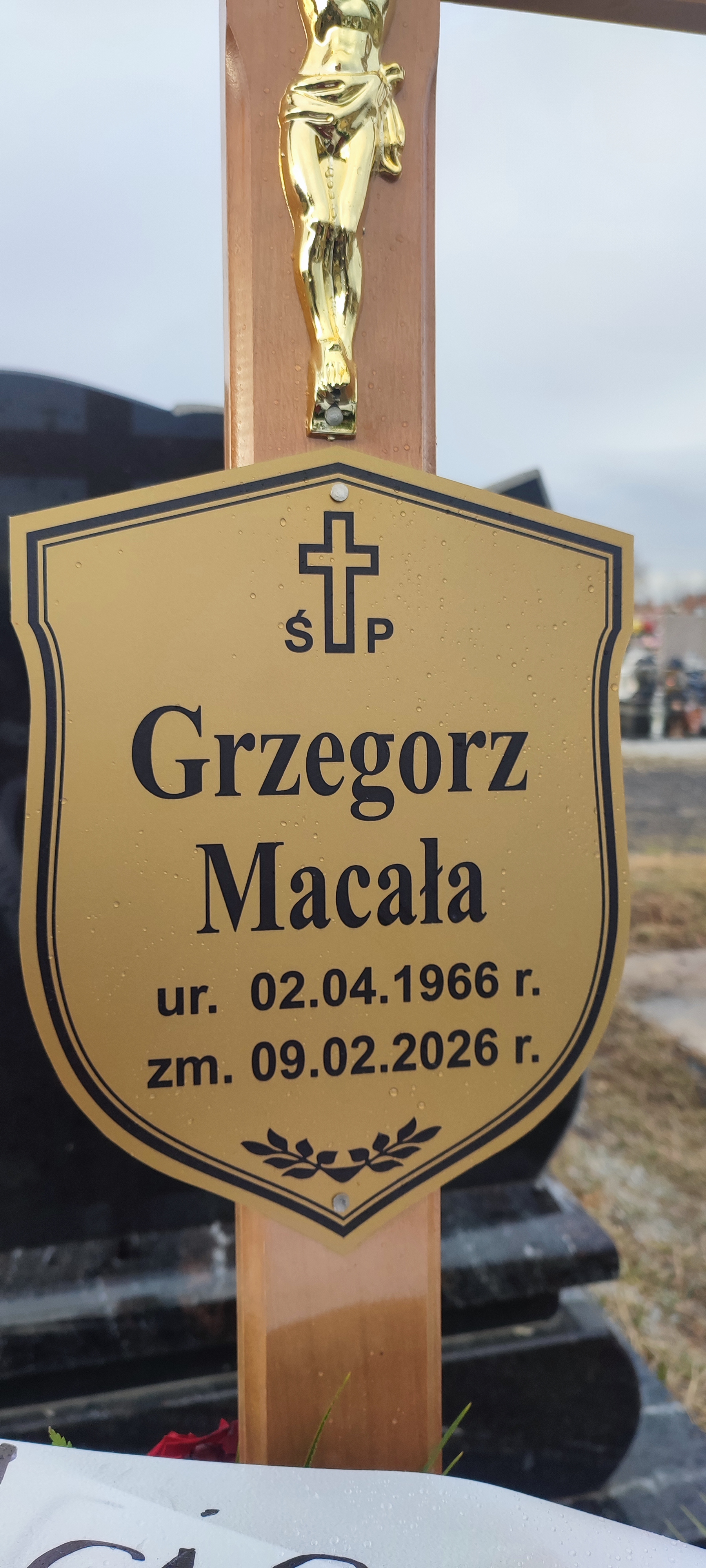 Grzegorz Macała 1966 Legnica - Grobonet - Wyszukiwarka osób pochowanych