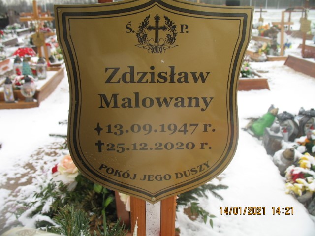 Zdzisław MALOWANY 1947 Legnica - Grobonet - Wyszukiwarka osób pochowanych