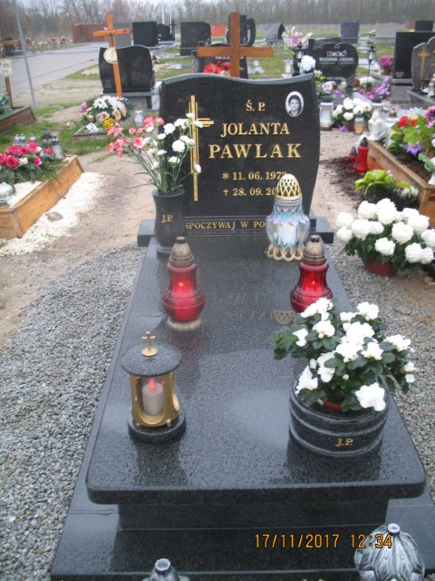 Jolanta PAWLAK 1972 Legnica - Grobonet - Wyszukiwarka osób pochowanych