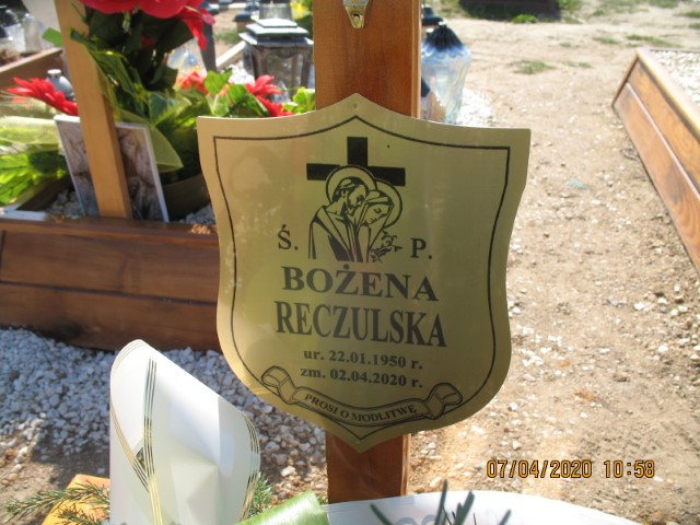 Bożena RECZULSKA 1950 Legnica - Grobonet - Wyszukiwarka osób pochowanych