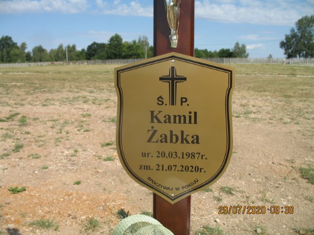 Kamil ŻABKA 1987 Legnica - Grobonet - Wyszukiwarka osób pochowanych