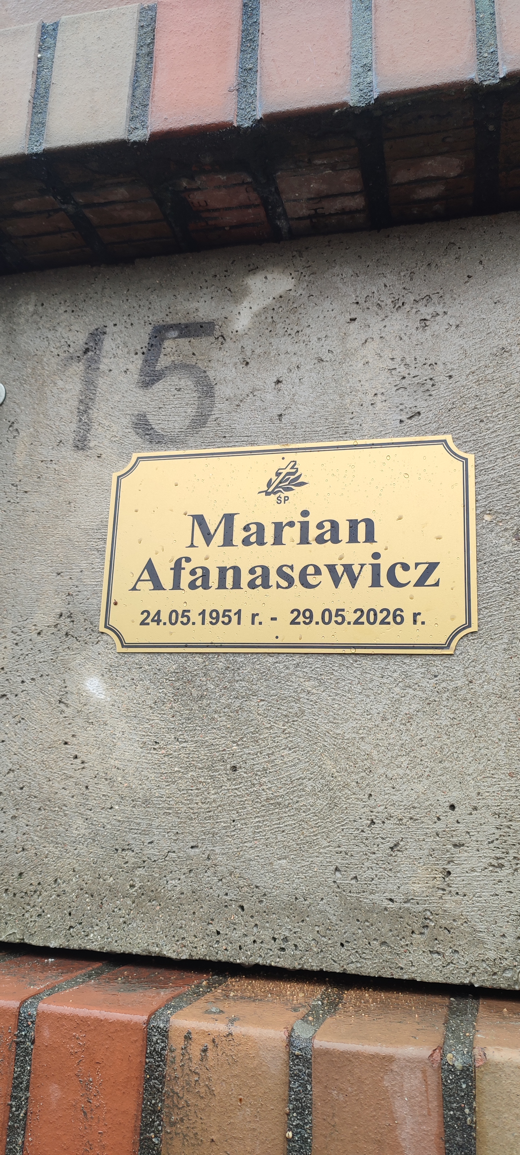 Marian Afanasewicz 1951 Legnica - Grobonet - Wyszukiwarka osób pochowanych