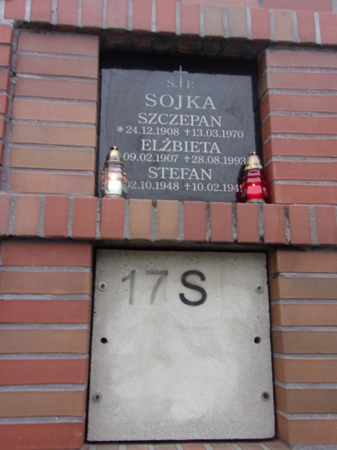 Szczepan Sojka 1908 Legnica - Grobonet - Wyszukiwarka osób pochowanych