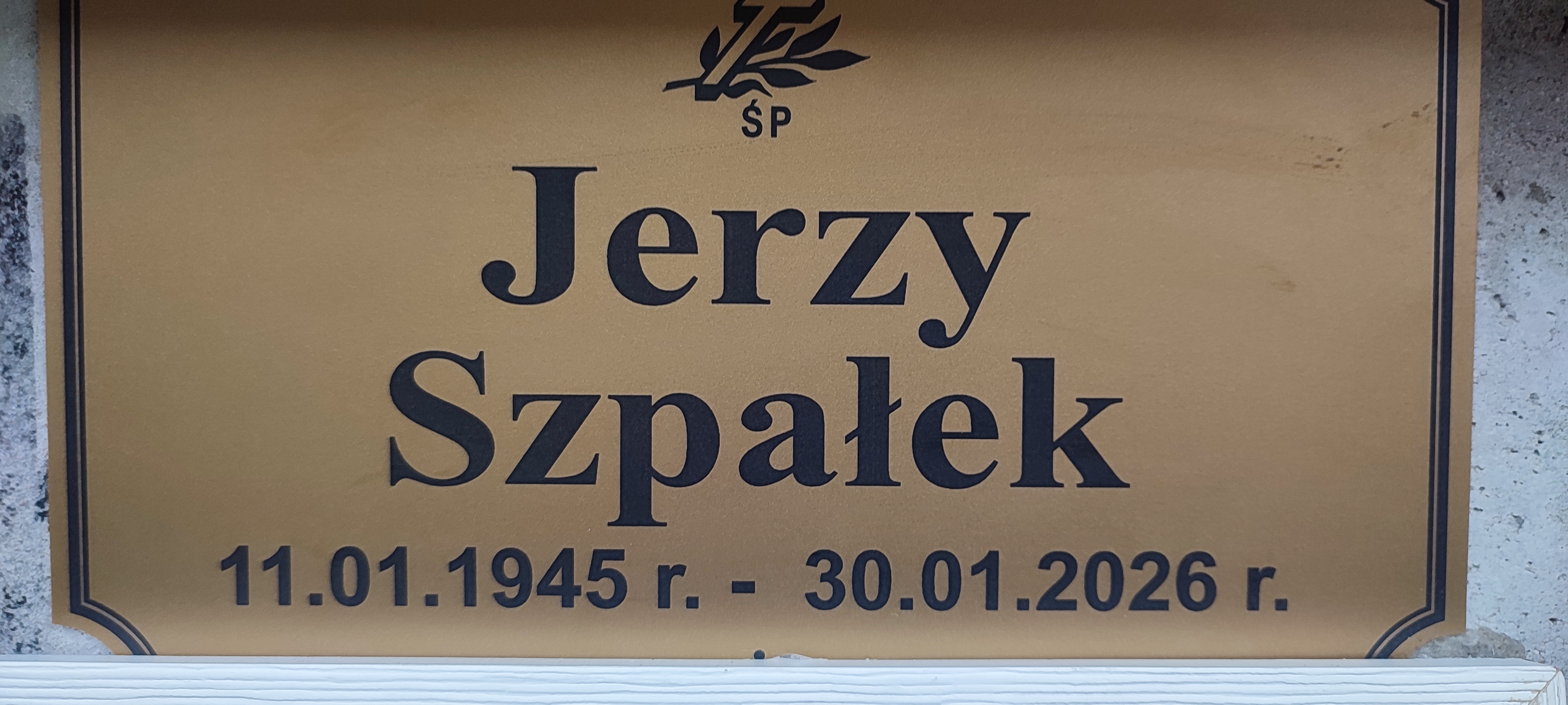 Jerzy Szpałek 1945 Legnica - Grobonet - Wyszukiwarka osób pochowanych